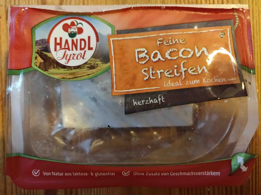 Feine Bacon-Streifen