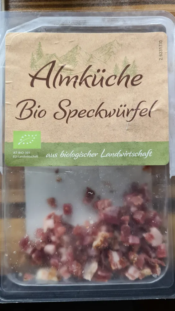 Almküche Bio Speckwürfel