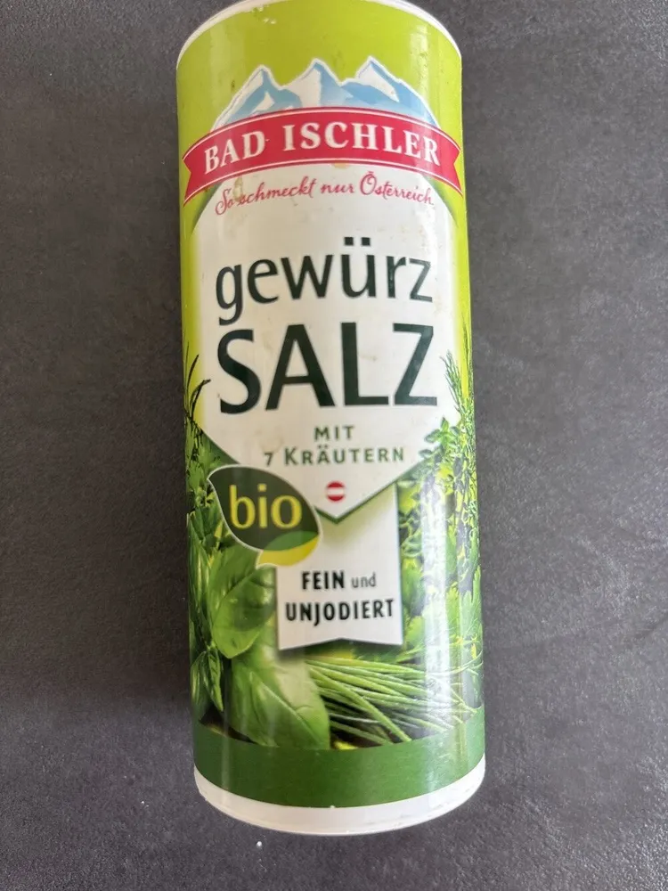 Bad Ischler Gewürzsalz, Bio Fein Und Unjodiert