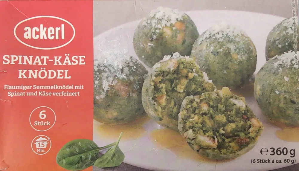 Spinat-Käse Knödel
