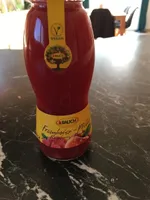 Jus framboise-peche
