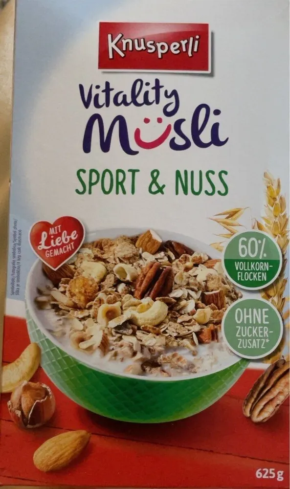 Vitality müsli sport & nuss