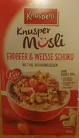 Knusper Müsli Erdbeer & Weisse Schokolade