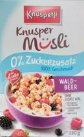 Knusper Müsli Waldbeer 0%Zuckerzusatz