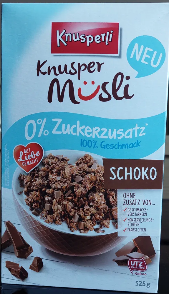 Knusper Müsli Schoko