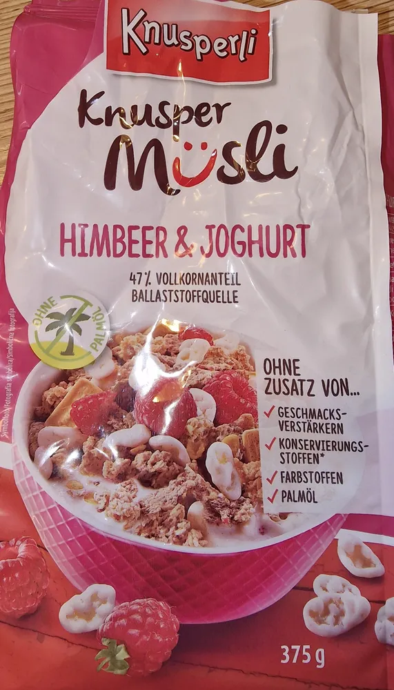 Knusper Müsli Himbeer & Joghurt