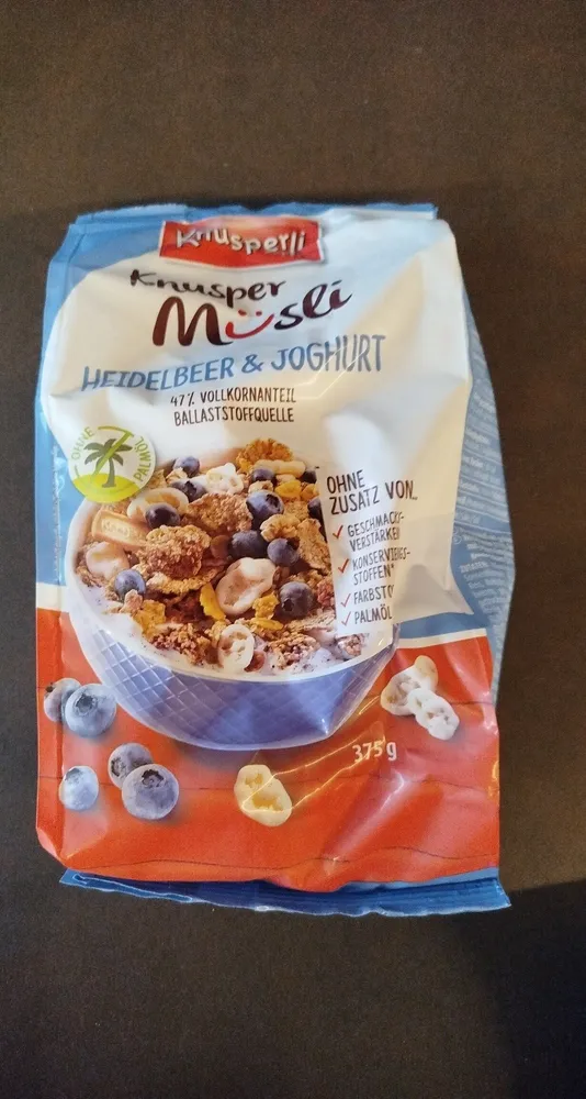 Müsli heidelbeer & joghurt
