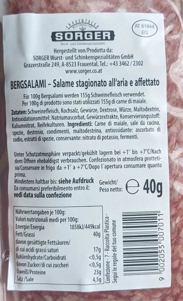 Bergsalami