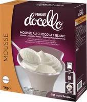 Mousse au Chocolat Blanc NESTLÉ Docello Etui de 1kg pour 85 portions