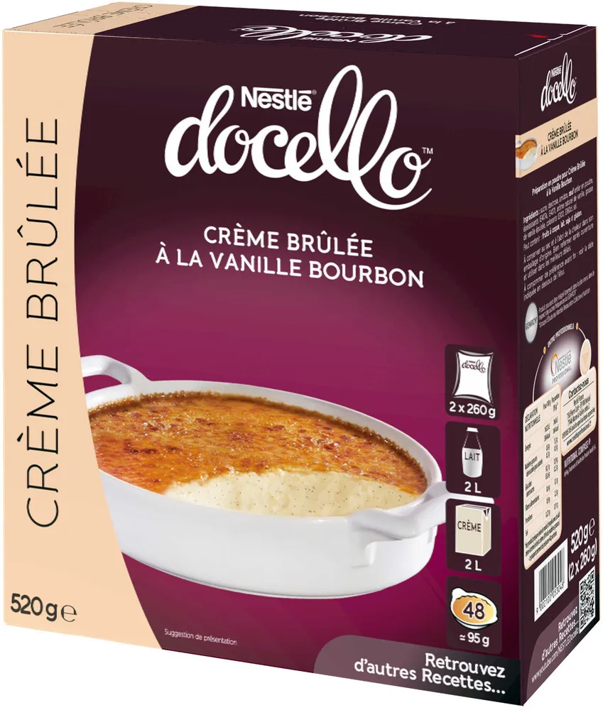 NESTLE DOCELLO Crème Brulée Vanille 520g