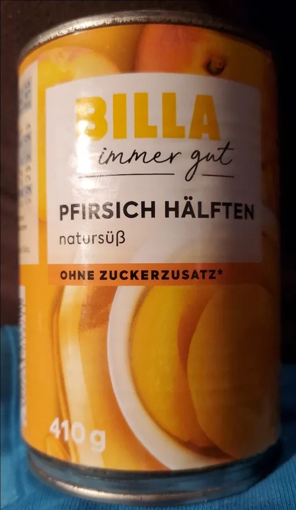 Pfirsichhälften