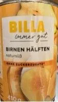 Birnen Hälften natursüß