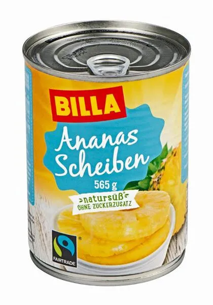 Ananas Scheiben natursüß