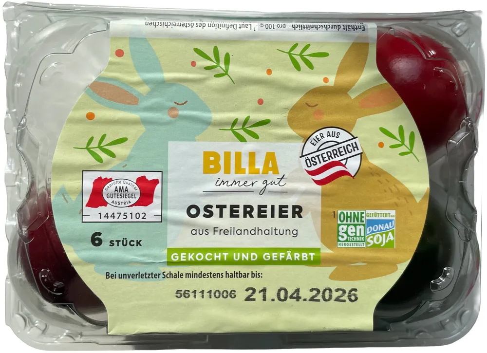 Ostereier aus Freilandhaltung gekocht & gefärbt