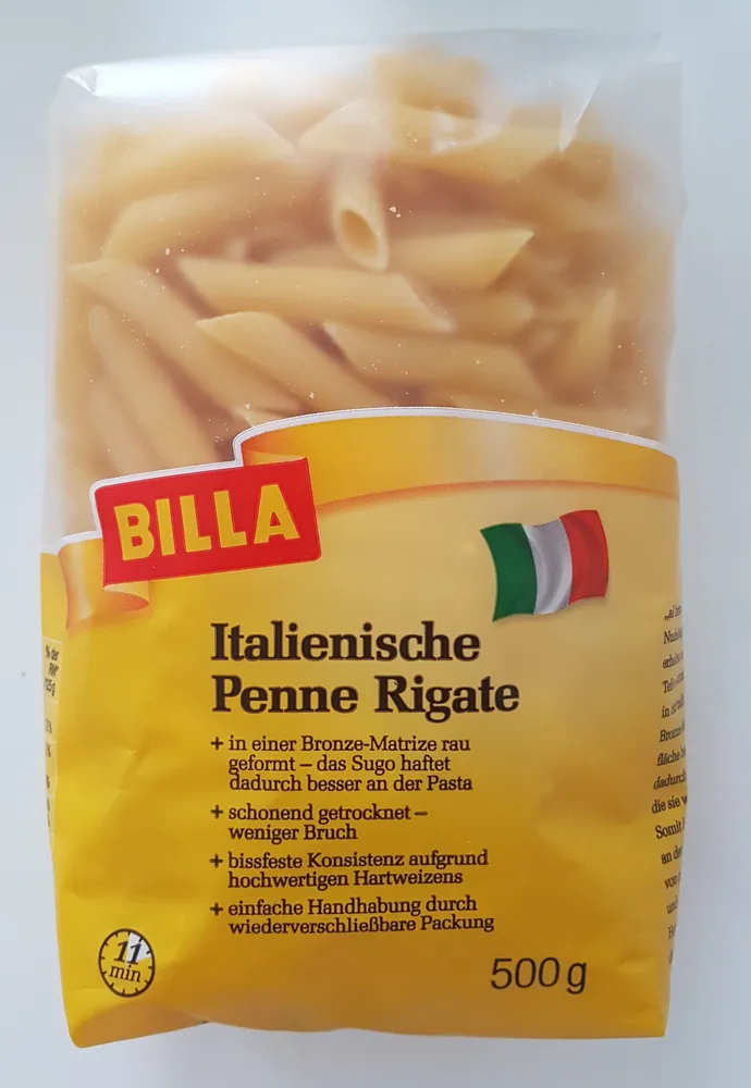 Italienische Penne Rigate