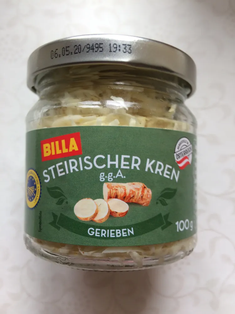 Steirischer Kren gerieben