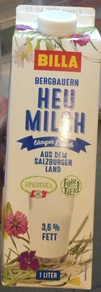 Heumilch 3,6%