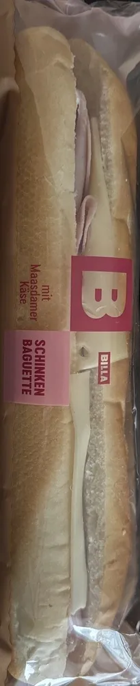 Schinken Baguette mit Maasdamer Käse