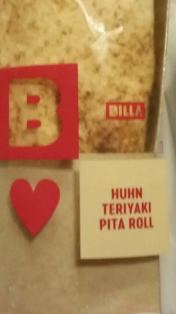 Huhn Teriyaki Pita Roll