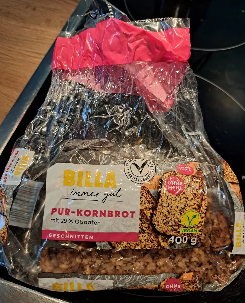 Pur-Kornbrot mit 29% Ölsaaten