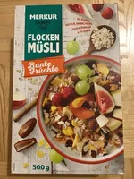 Flocken Müsli Bunte Früchte 500g, Merkur IG