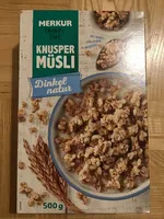 Knusper Müsli Dinkel natur 500g, Merkur IG