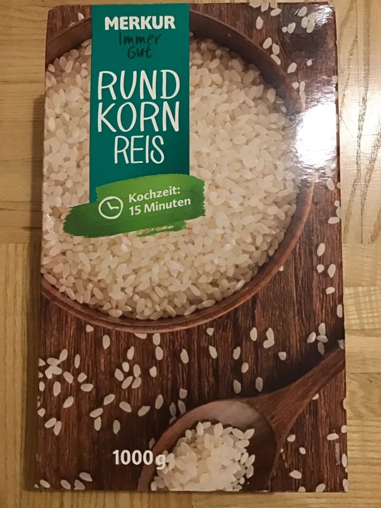Rundkornreis 1kg, Merkur IG