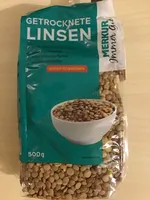 Getrocknete Linsen 500g, Merkur IG