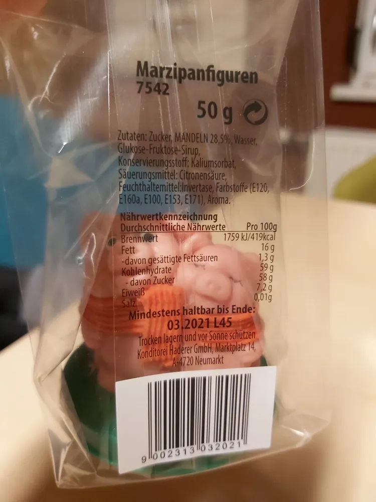Marzipanfigur