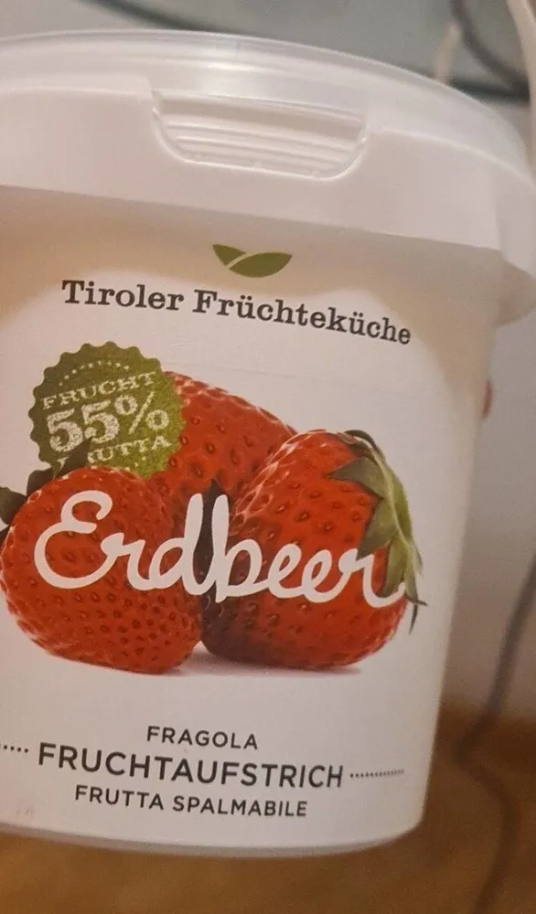 Erdbeer marmellata fragole