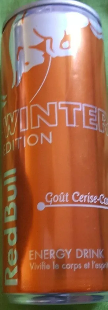 Redbull winter édition cerise canelle