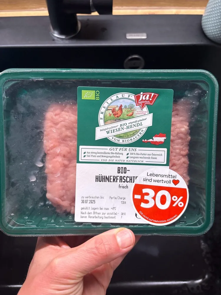 Bio Hühnerfaschiertes