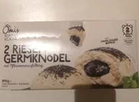 2 Riesen Germknödel mit Pflaumenmusfüllung