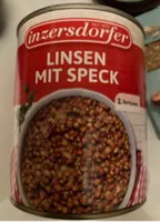 Linsen mit Speck