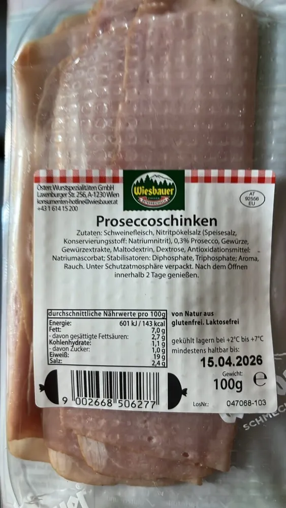 Proseccoschinken