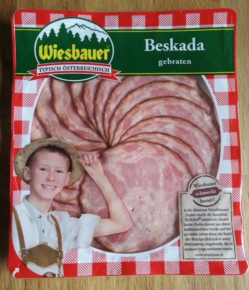 Aufschnitt Wurst Beskada gebraten