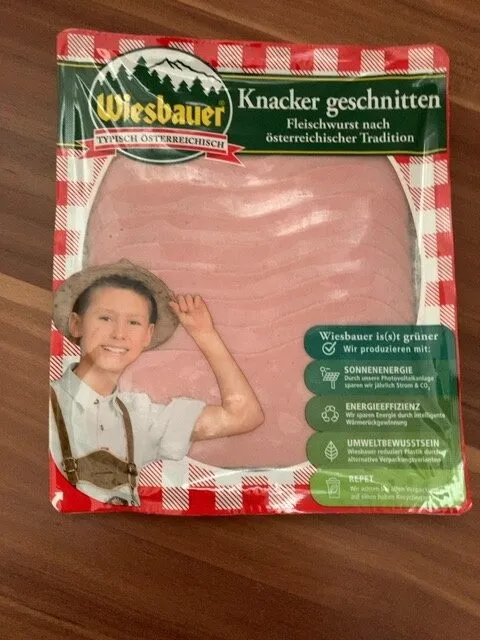 Knacker geschnitten