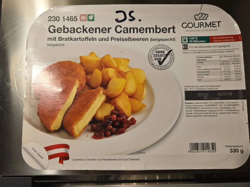 Gebackener Camembert