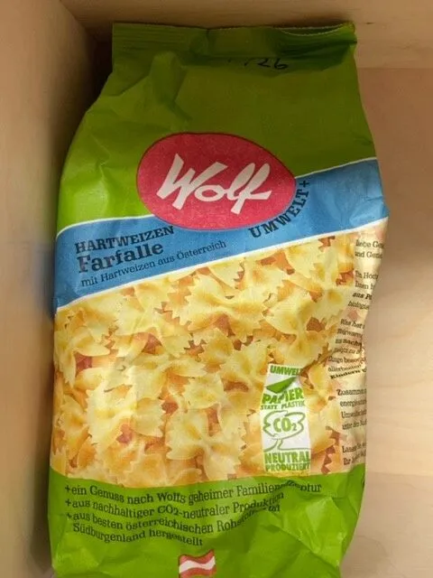 Farfalle vegan