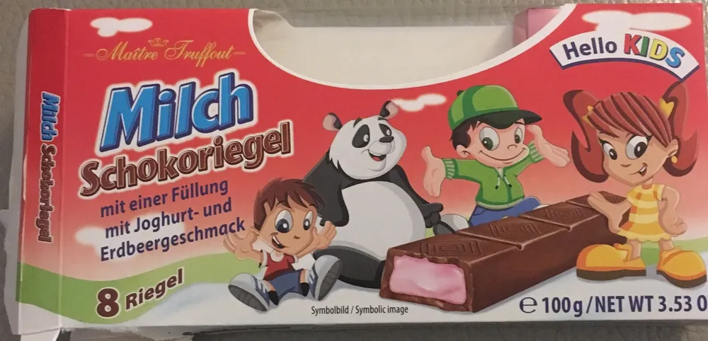 Milch Schokoriegel