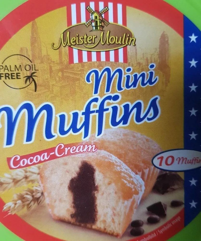 Mini Muffins, Cocoa-Cream