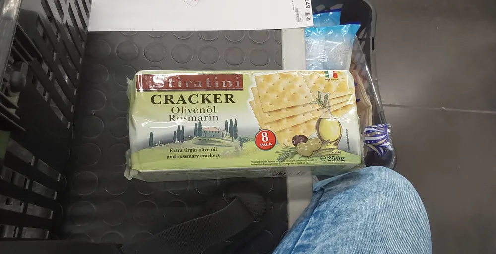Cracker Olivenöl Rosmarin