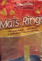 Mais Rings Mit Feinem Pizza-geschmack Im 125g Beutel Von Snackline
