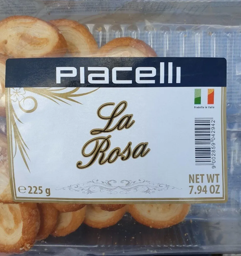 Blätterteiggebäck "la Rosa" 225g Blister Piacelli