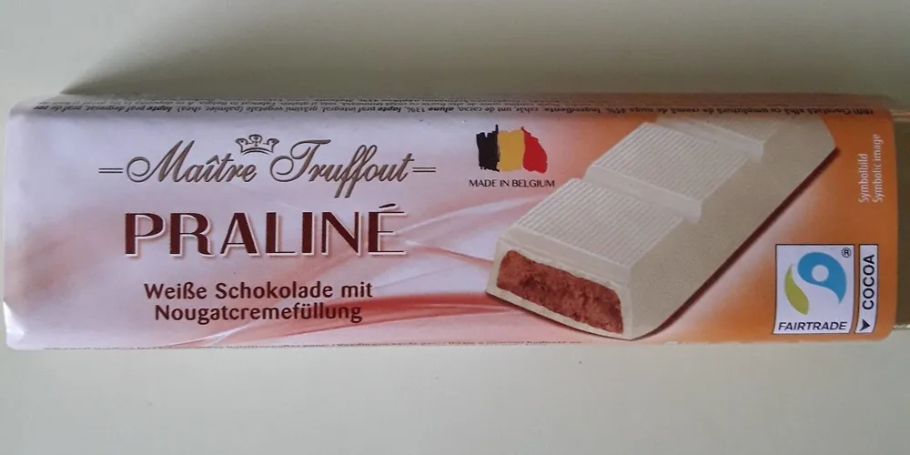 Pralinenriegel White In Der 75g Packung Von Maître Truffout