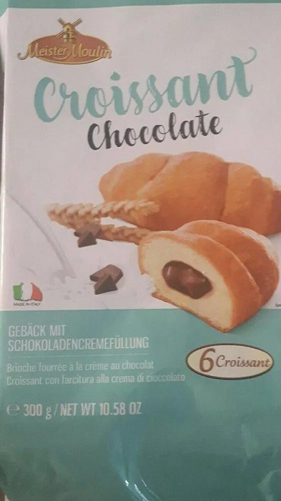Croissant chocolate .