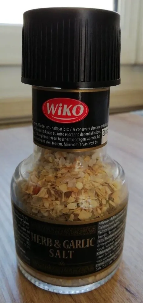 Gewürz Knoblauch Kräuter Salz 65g Mühle Niko