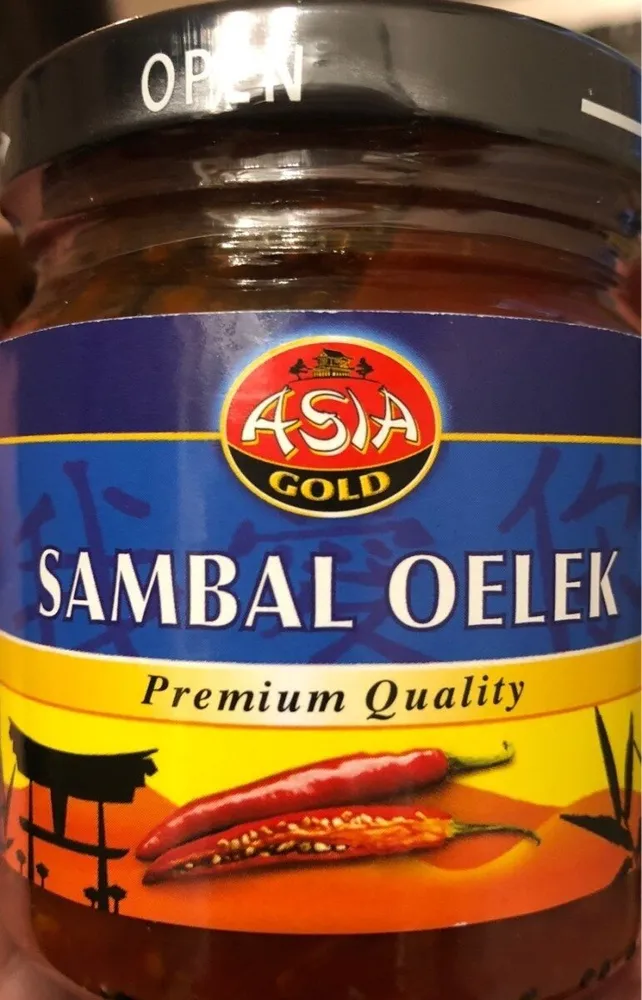 Pikantes Sambal Oelek 200g Glas Asia Gold