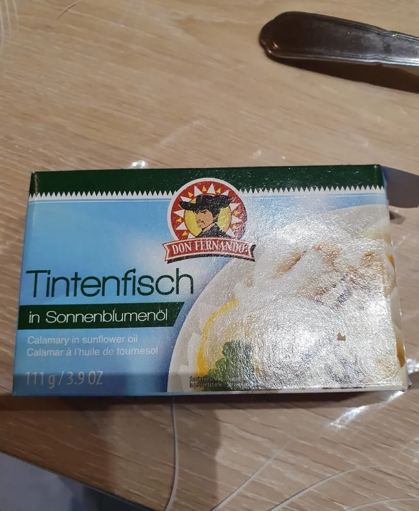 Tintenfisch In Pflanzenöl 111g Dose Don Fernando