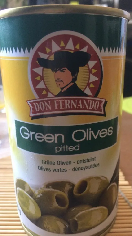 Grüne Oliven - Entsteint 350g Dose Don Fernando